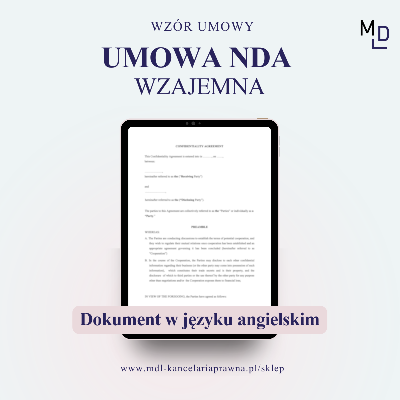 Umowa NDA: Wzajemna