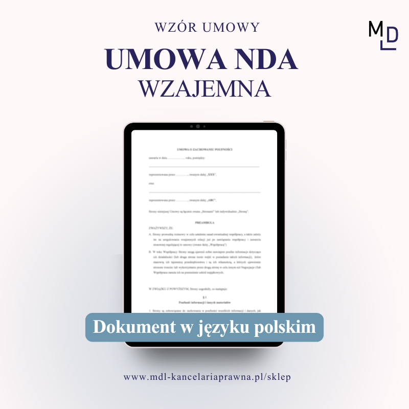 Umowa NDA: Wzajemna