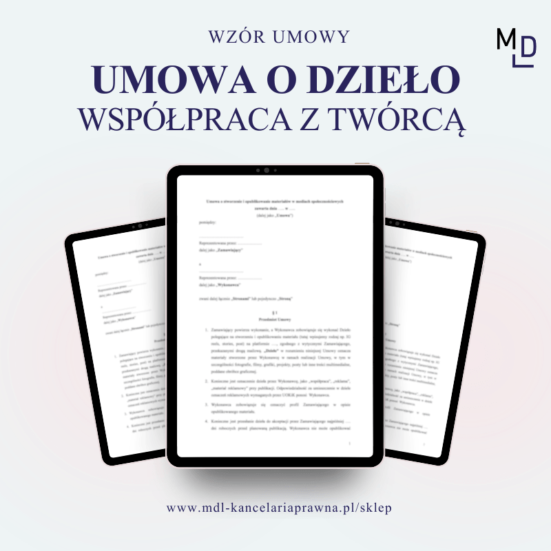 Umowa o dzieło: Współpraca z twórcą internetowym