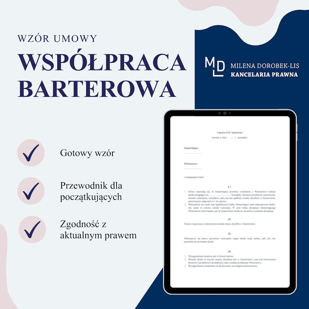 Umowa barterowa (UGC)
